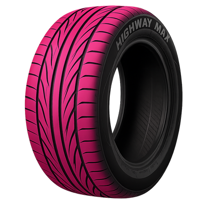 205/65R15 Highway Max - HOT Pink Smoke