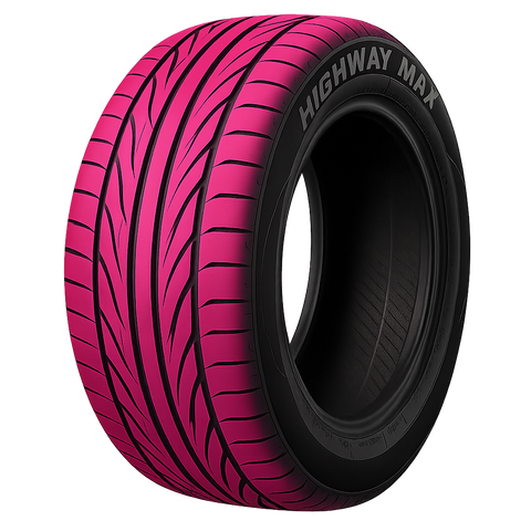 185/60R14 Highway Max - HOT Pink Smoke