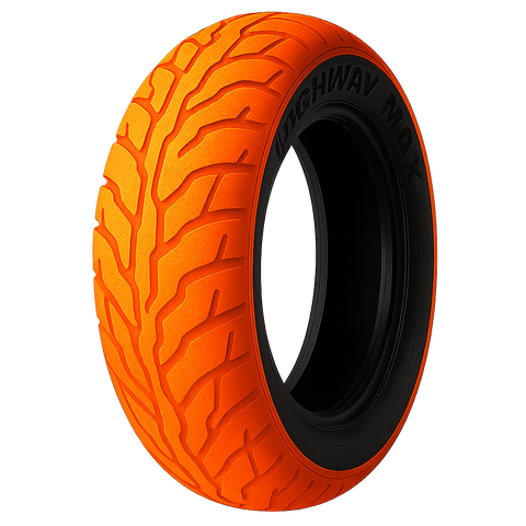 150/80-16 Orange Smoke Motorcycle Tyre